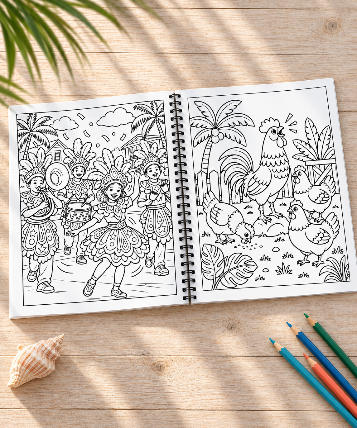 The Harbour Island Coloring Book