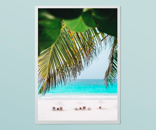 Palms at the Ocean View Print